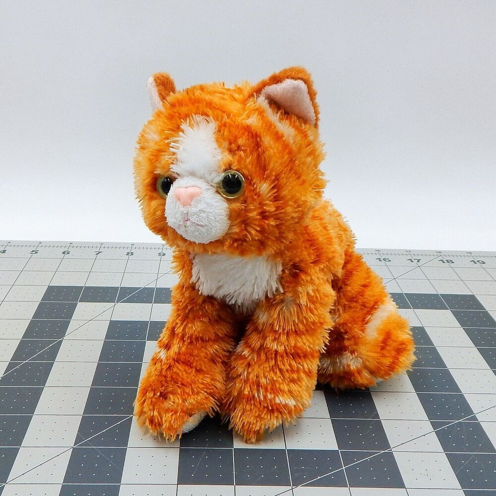 AURORA World Plush Molly The Orange Tabby Cat Stuffed Animal Plush Toy 6 Inch